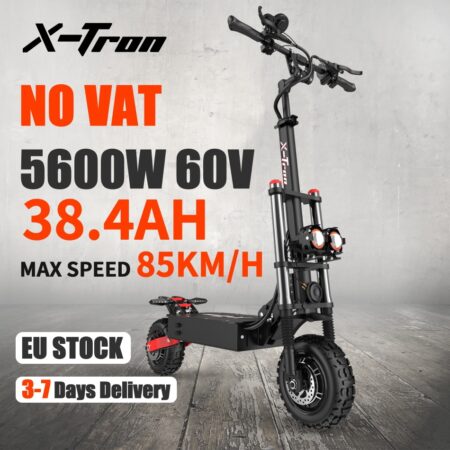 Warehouse In Europe X-Tron T88 80km/h Electric Scooter 5600W Folding e scooter 38.4ah Battery 90km Range Electric Kick Scooter
